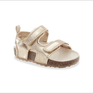 Gold Kids Sandals Carters Size 3 Baby